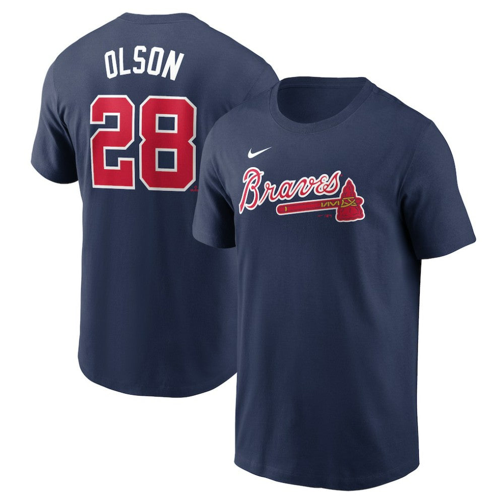 Matt Olson Atlanta Braves Nike Fuse Name & Number T-Shirt Discount