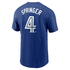 George Springer Toronto Blue Jays Nike Fuse Name & Number T-Shirt Online