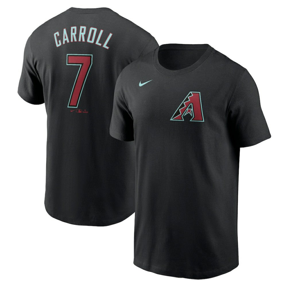 Corbin Carroll Arizona Diamondbacks Nike Fuse Name & Number T-Shirt Near Me