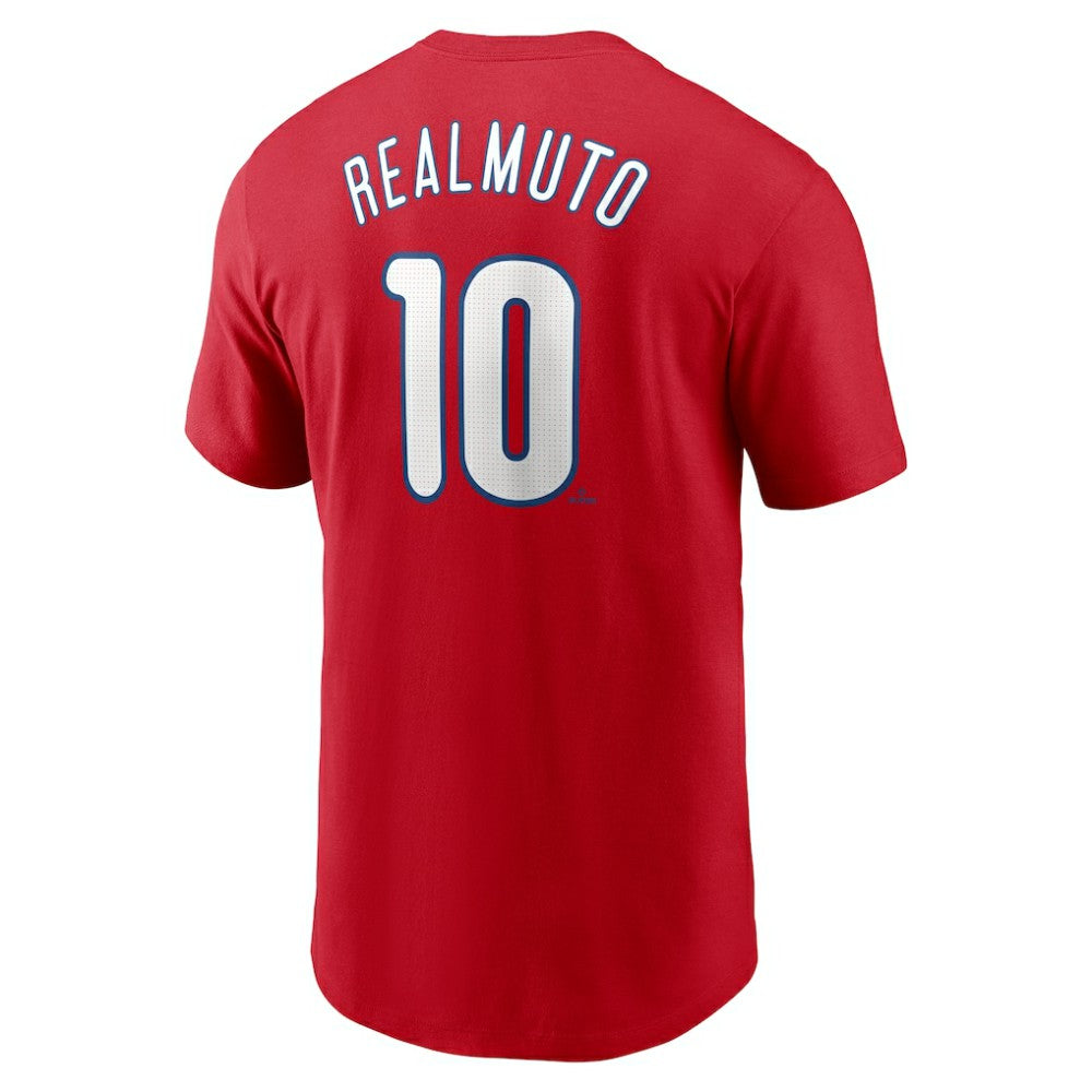 J.T. Realmuto Philadelphia Phillies Nike Fuse Name & Number T-Shirt Outlet