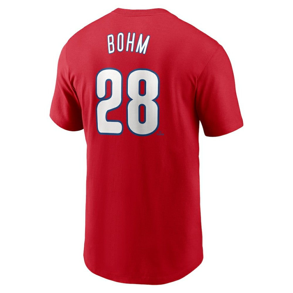 Alec Bohm Philadelphia Phillies Nike Fuse Name & Number T-Shirt Sale