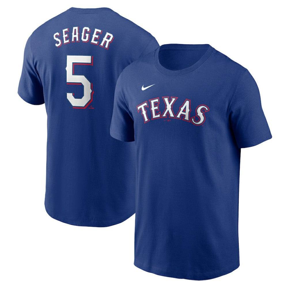 Corey Seager Texas Rangers Nike Fuse Name & Number T-Shirt for sale