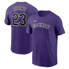Kris Bryant Colorado Rockies Nike Fuse Name & Number T-Shirt Sale