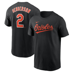 Gunnar Henderson Baltimore Orioles Nike Fuse Name & Number T-Shirt Discount