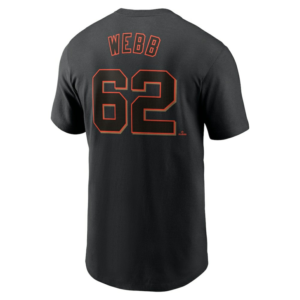 Logan Webb San Francisco Giants Nike Fuse Name & Number T-Shirt for sale