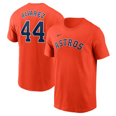 Yordan Alvarez Houston Astros Nike Fuse Name & Number T-Shirt Outlet