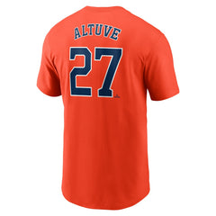 Jose Altuve Houston Astros Nike Fuse Name & Number T-Shirt Outlet