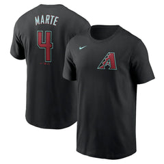 Ketel Marte Arizona Diamondbacks Nike Fuse Name & Number T-Shirt Near Me