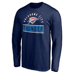 Oklahoma City Thunder Team Arch Knockout Long Sleeve T-Shirt Navy