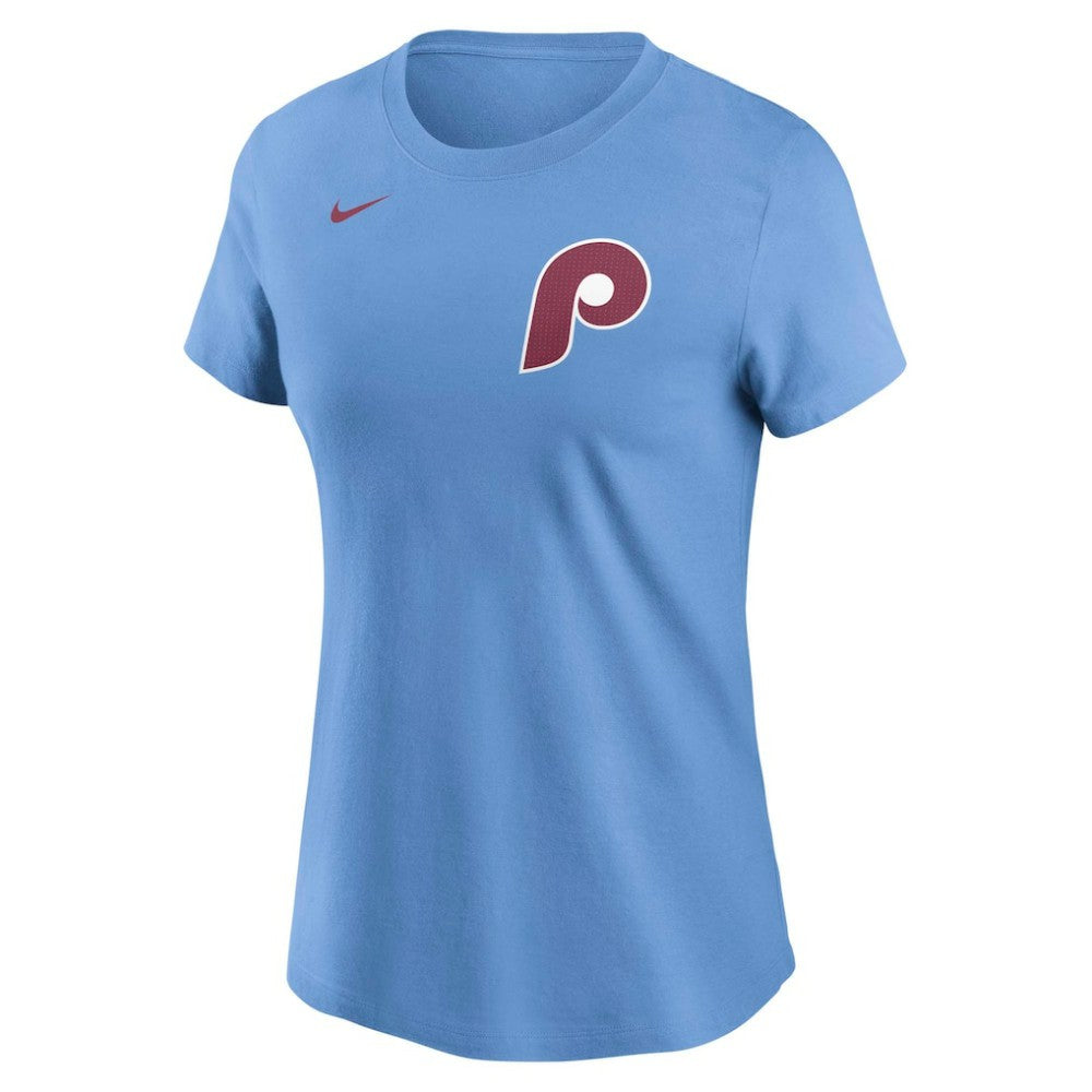 Bryce Harper Philadelphia Phillies Nike Women's Cooperstown Collection Fuse Name & Number T-Shirt Sale