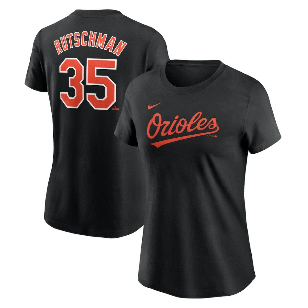 Adley Rutschman Baltimore Orioles Nike Women's Cooperstown Collection Fuse Name & Number T-Shirt Outlet