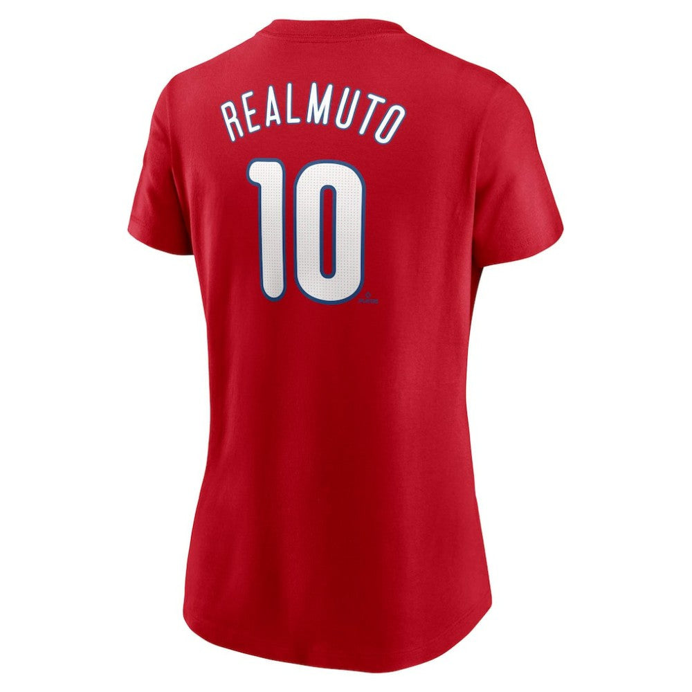 J.T. Realmuto Philadelphia Phillies Nike Women's Cooperstown Collection Fuse Name & Number T-Shirt for sale