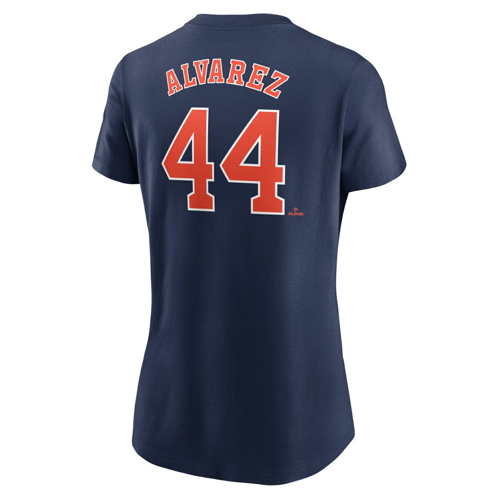 Yordan Alvarez Houston Astros Nike Women's Cooperstown Collection Fuse Name & Number T-Shirt Online