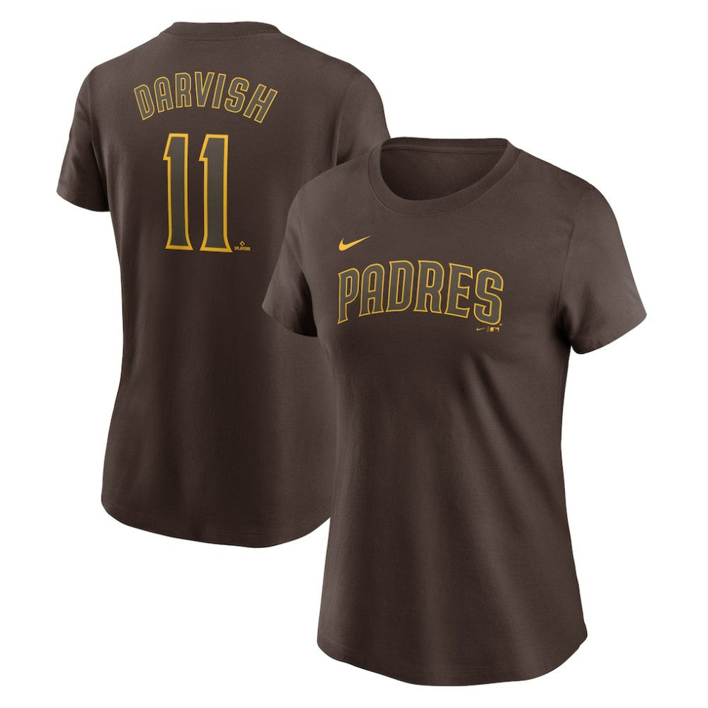 Yu Darvish San Diego Padres Nike Women's Cooperstown Collection Fuse Name & Number T-Shirt Sale