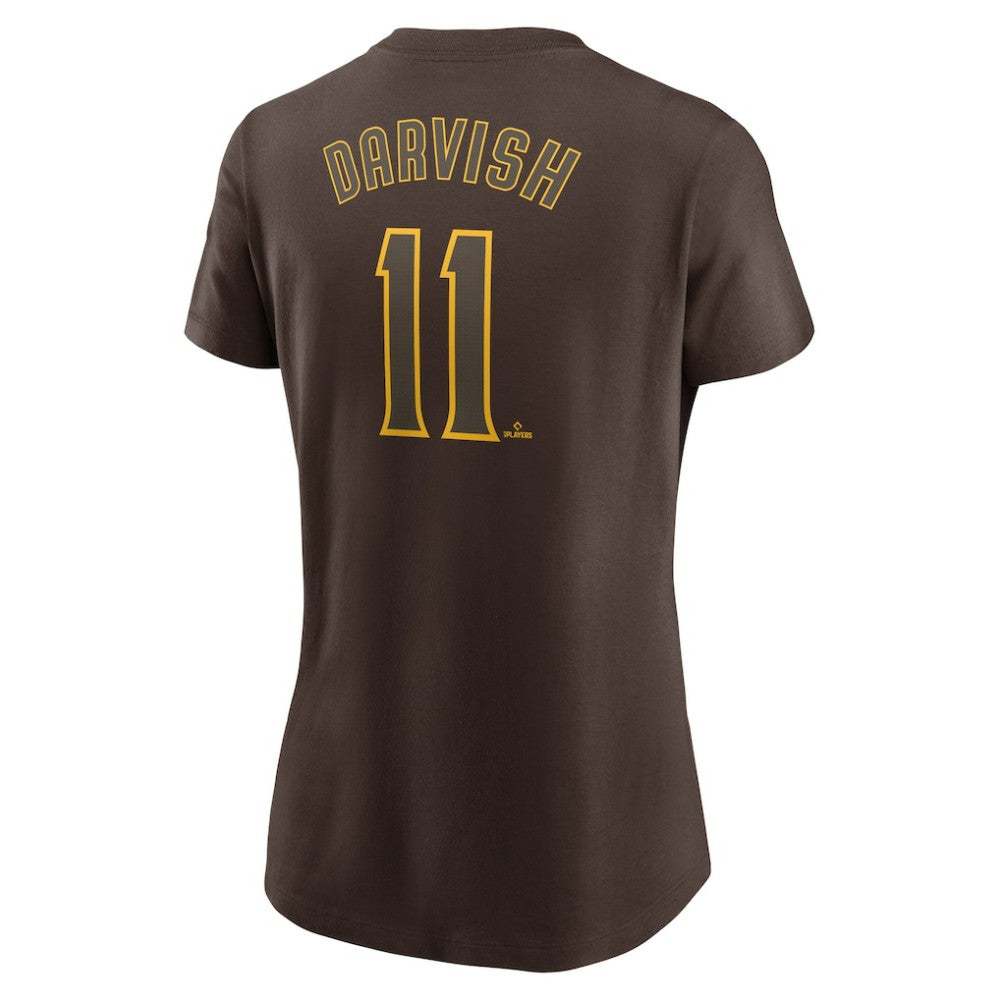 Yu Darvish San Diego Padres Nike Women's Cooperstown Collection Fuse Name & Number T-Shirt Sale