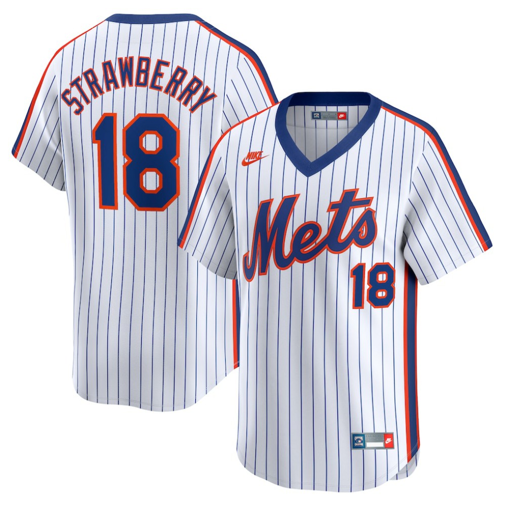 Darryl Strawberry New York Mets Nike Throwback Cooperstown Limited Jersey Sale
