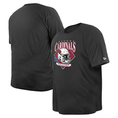 Arizona Cardinals New Era Big & Tall Helmet T-Shirt - Black - NFL