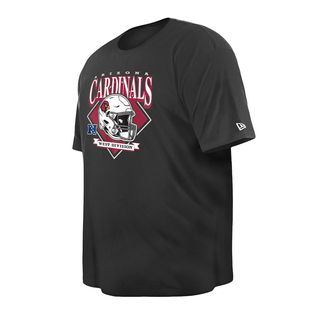Arizona Cardinals New Era Big & Tall Helmet T-Shirt - Black - NFL