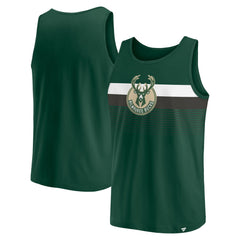 Fanatics Milwaukee Bucks Wild Game Tank Top Hunter Green