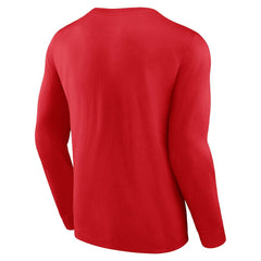 Fanatics Chicago Bulls Baseline Long Sleeve T-Shirt Red
