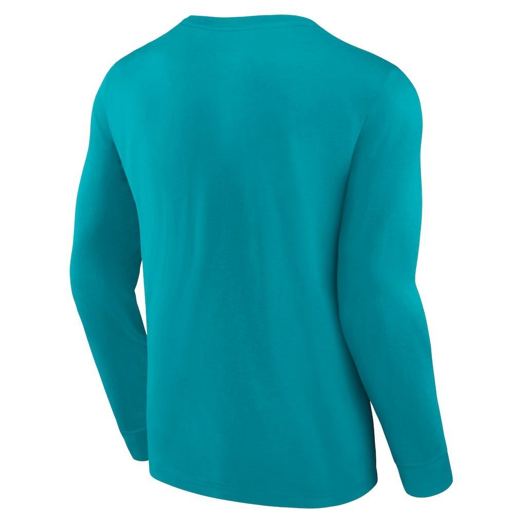 Fanatics Charlotte Hornets Baseline Long Sleeve T-Shirt Teal