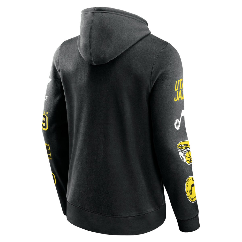 Fanatics Utah Jazz Home Court Pullover Hoodie Black