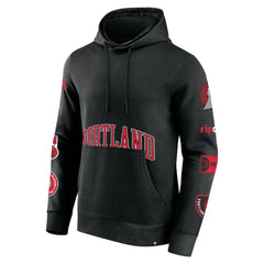Fanatics Portland Trail Blazers Home Court Pullover Hoodie Black