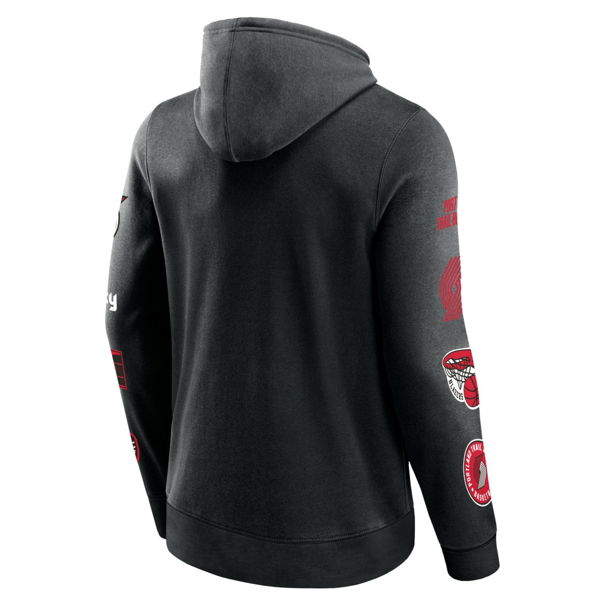 Fanatics Portland Trail Blazers Home Court Pullover Hoodie Black