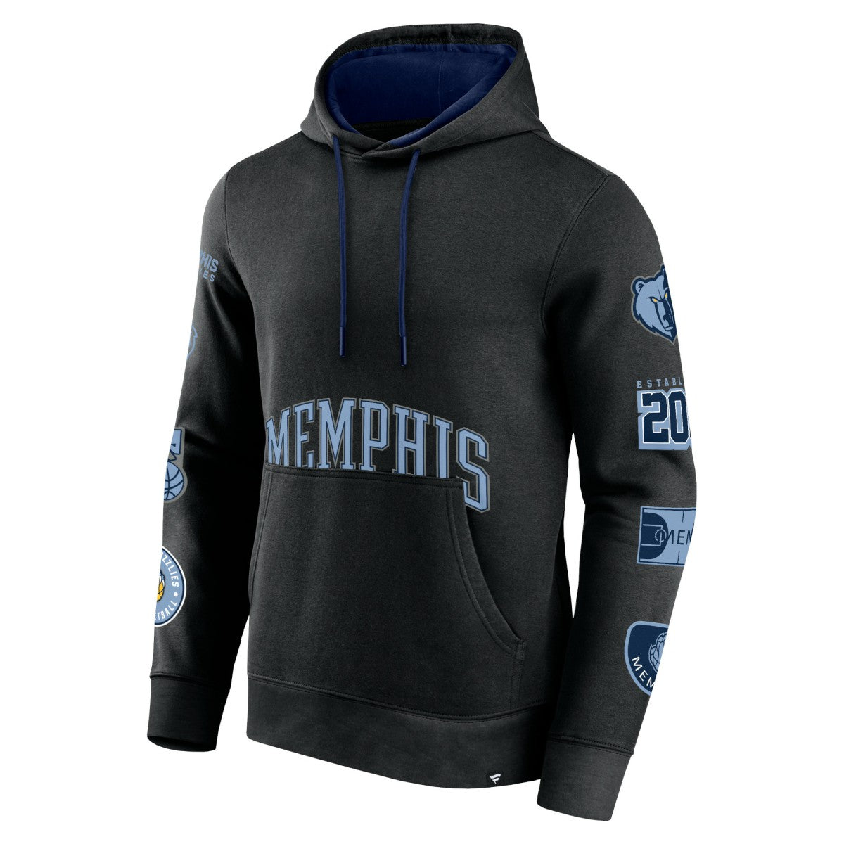 Fanatics Memphis Grizzlies Home Court Pullover Hoodie Black