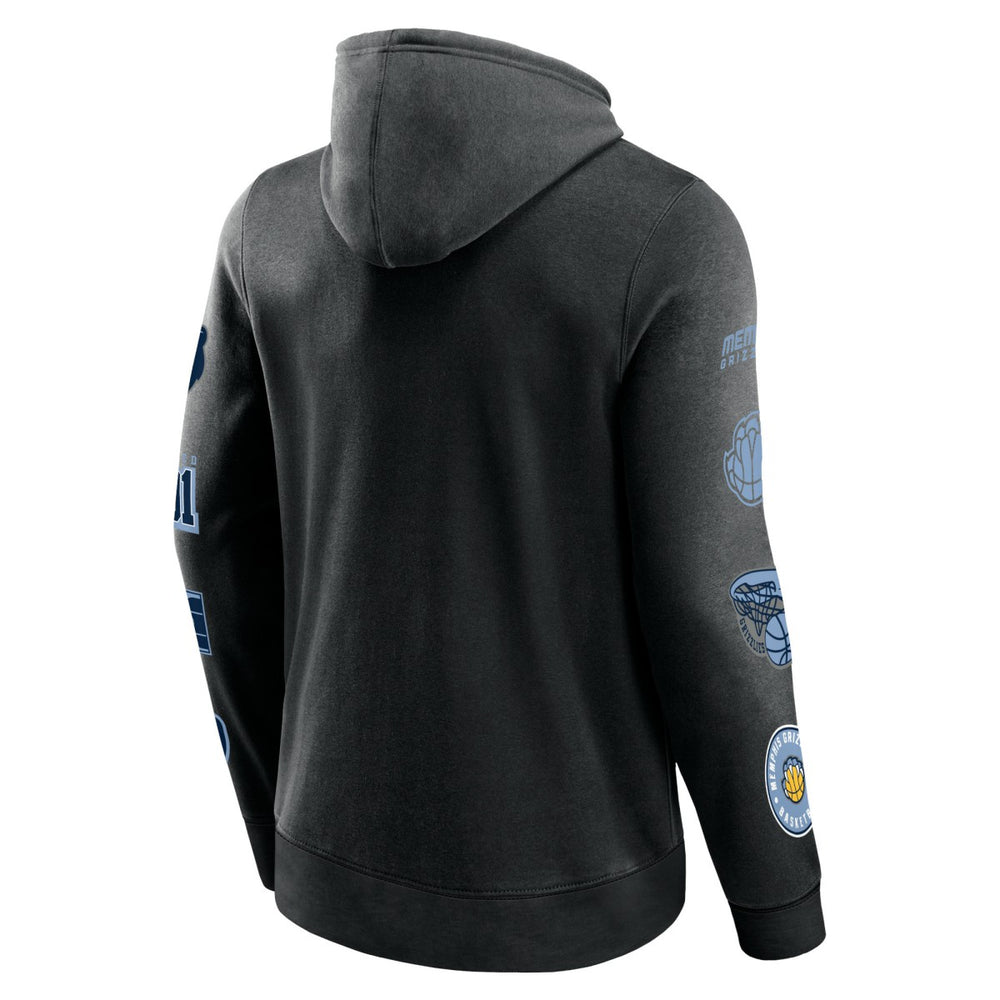 Fanatics Memphis Grizzlies Home Court Pullover Hoodie Black