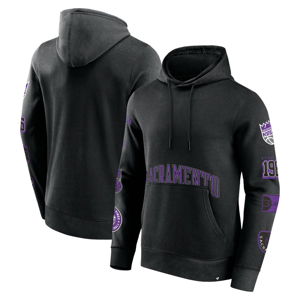 Fanatics Sacramento Kings Home Court Pullover Hoodie Black