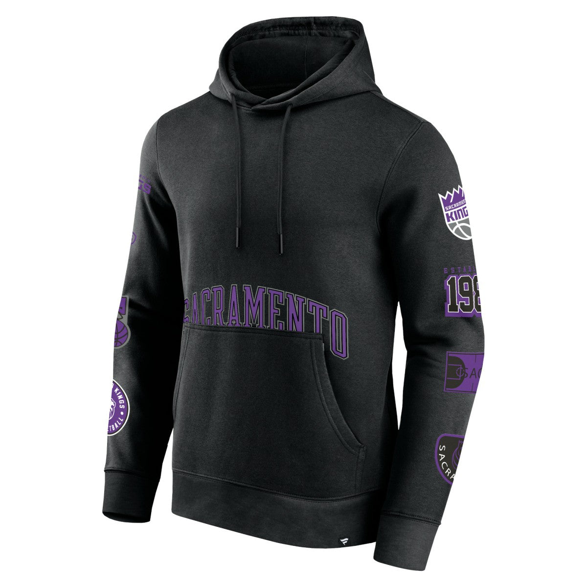 Fanatics Sacramento Kings Home Court Pullover Hoodie Black