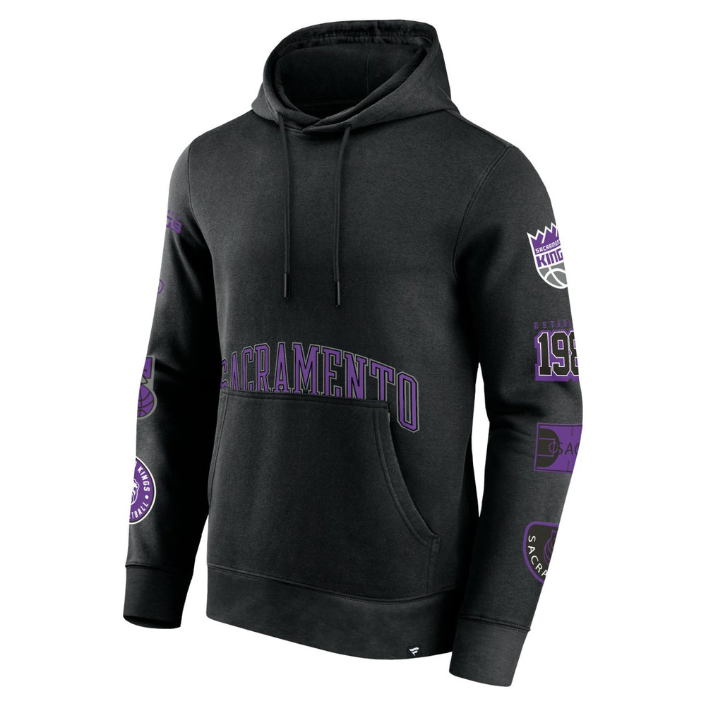Fanatics Sacramento Kings Home Court Pullover Hoodie Black