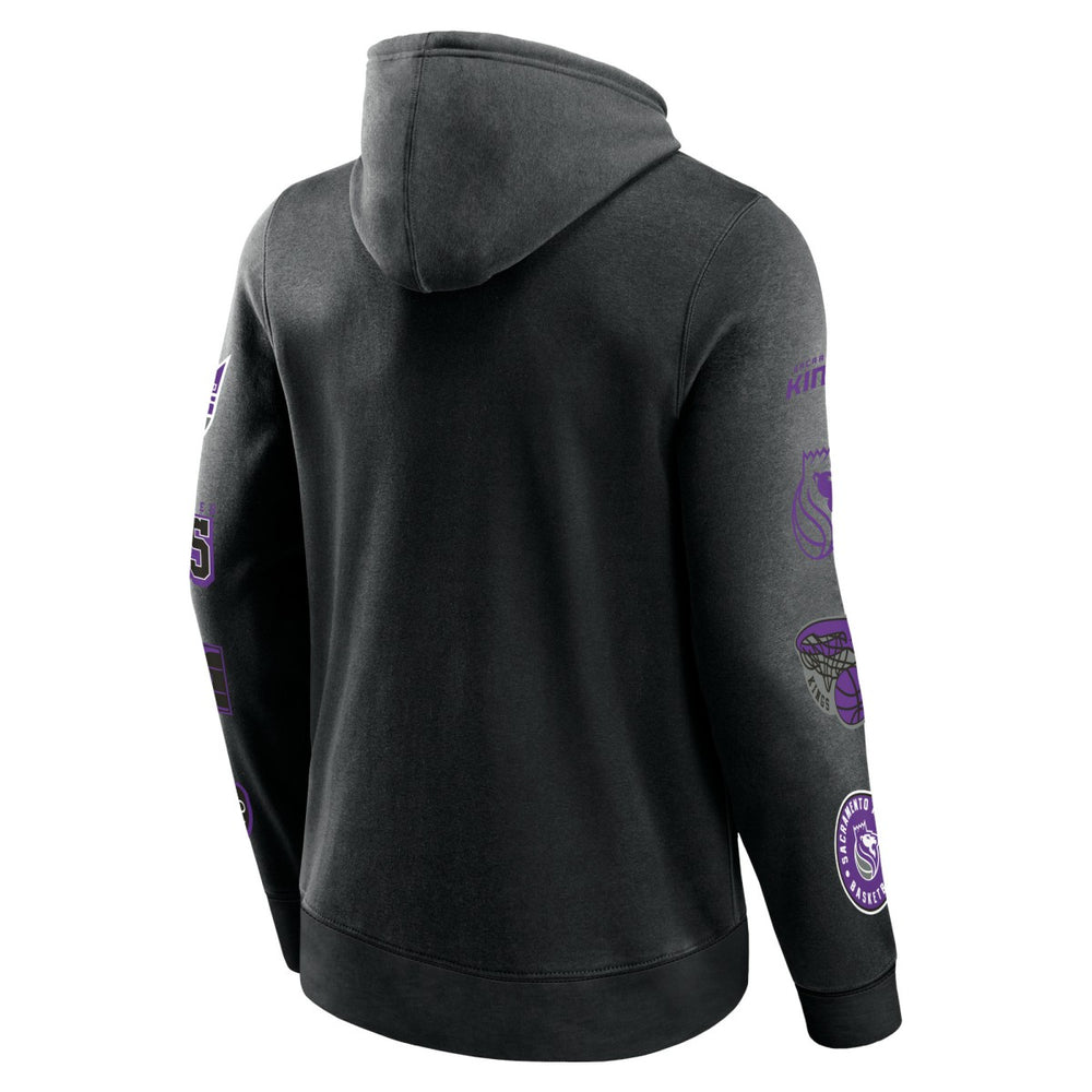 Fanatics Sacramento Kings Home Court Pullover Hoodie Black