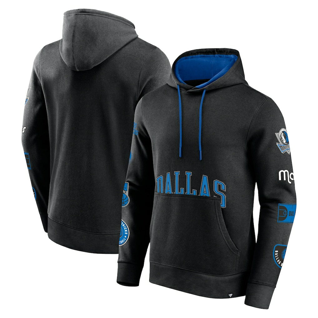 Fanatics Dallas Mavericks Home Court Pullover Hoodie Black
