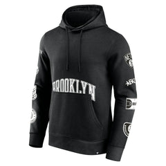Fanatics Brooklyn Nets Home Court Pullover Hoodie Black