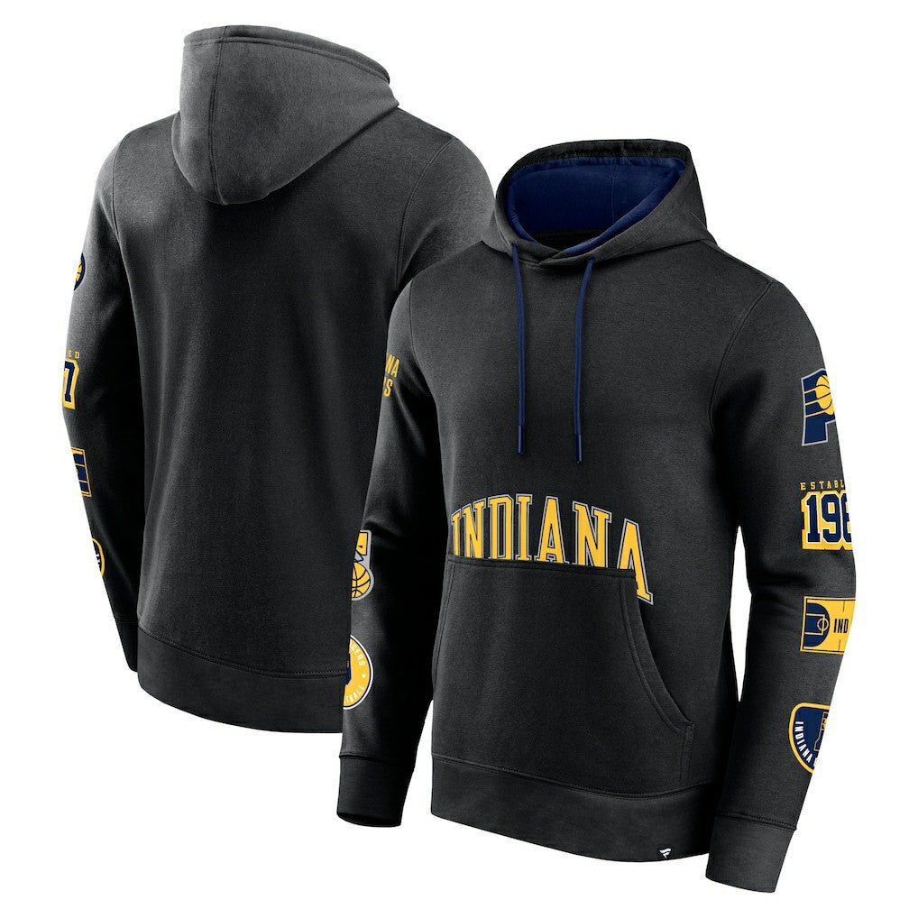 Fanatics Indiana Pacers Home Court Pullover Hoodie Black