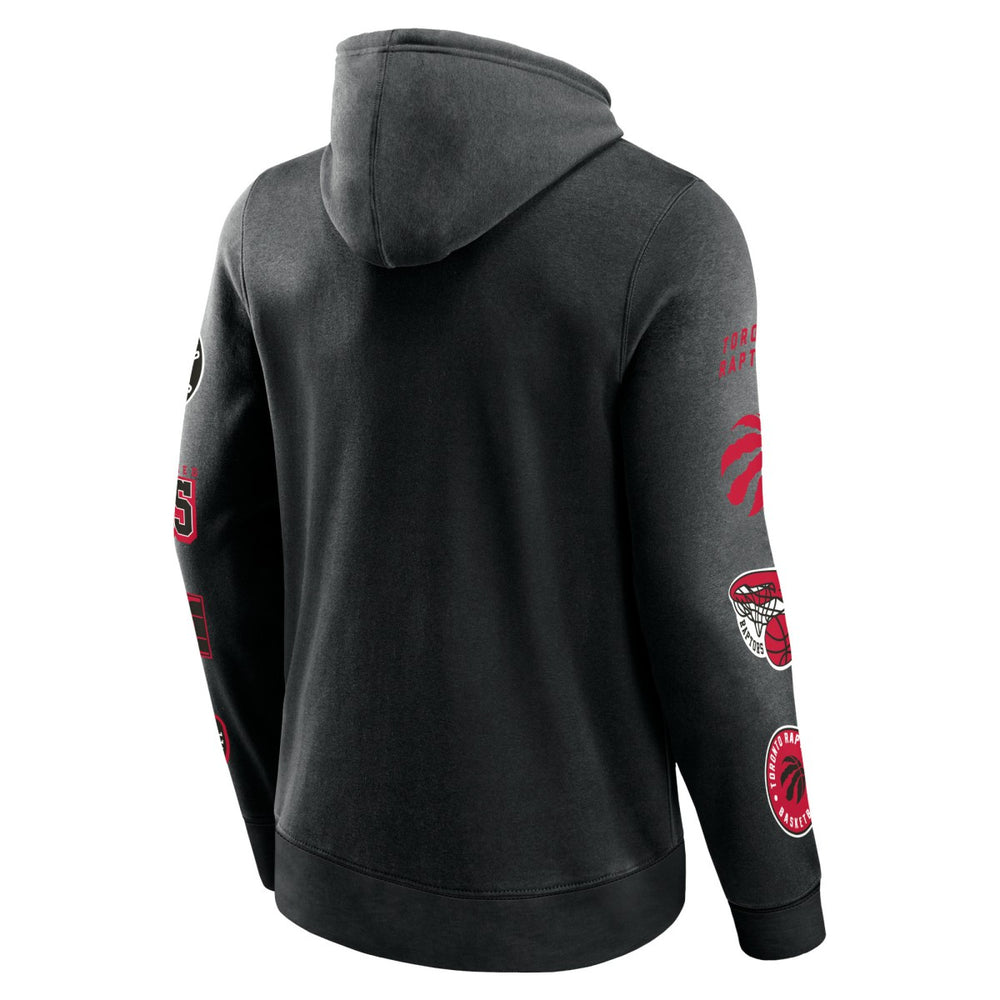 Fanatics Toronto Raptors Home Court Pullover Hoodie Black