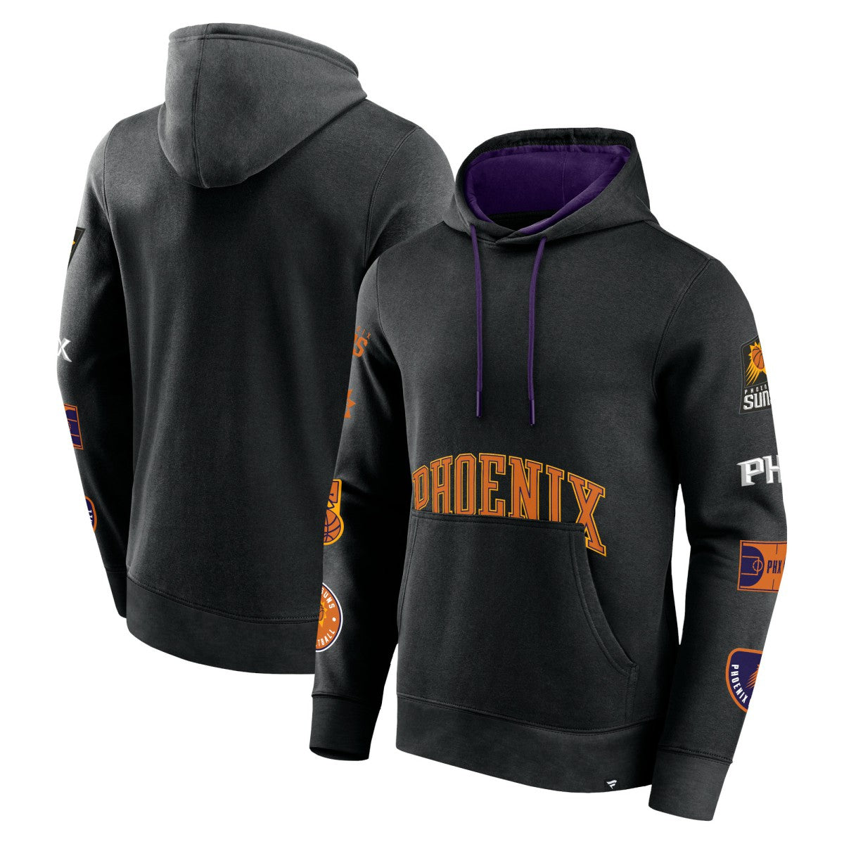 Fanatics Phoenix Suns Home Court Pullover Hoodie Black