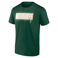 Fanatics Milwaukee Bucks Box Out T-Shirt Hunter Green