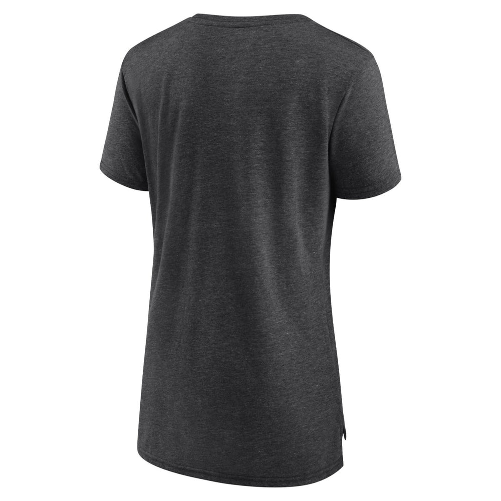 Fanatics Sacramento Kings Women's League Leader Tri-Blend T-Shirt Heather Charcoal