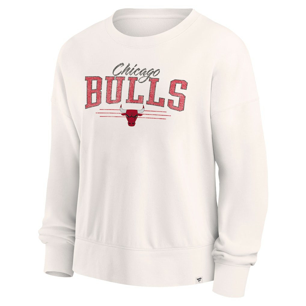 Fanatics Chicago Bulls Women's Close the Game Pullover Sweatshirt Cream