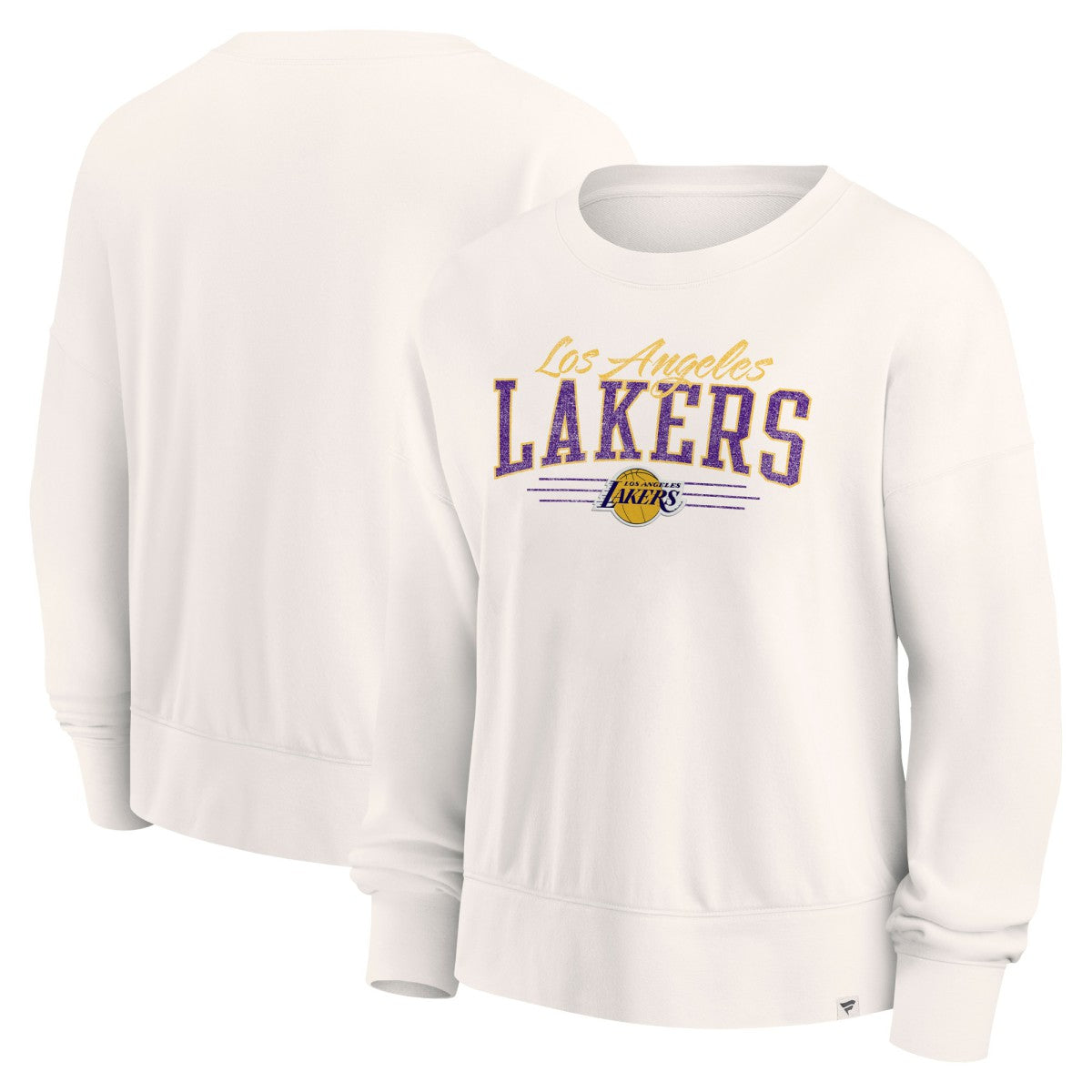 Fanatics Los Angeles Lakers Women's Close the Game Pullover Sweatshirt Cream