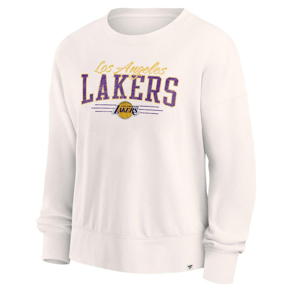 Fanatics Los Angeles Lakers Women's Close the Game Pullover Sweatshirt Cream