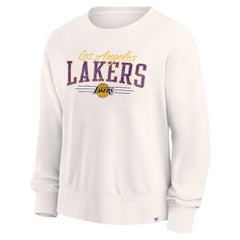 Fanatics Los Angeles Lakers Women's Close the Game Pullover Sweatshirt Cream