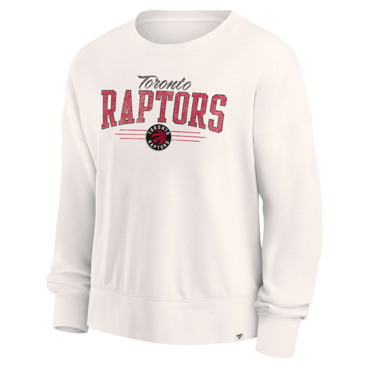 Fanatics Toronto Raptors Women's Close the Game Pullover Sweatshirt Cream