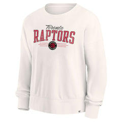 Fanatics Toronto Raptors Women's Close the Game Pullover Sweatshirt Cream