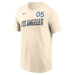 Freddie Freeman Los Angeles Dodgers Nike 2024 City Connect Fuse Name & Number T-Shirt Outlet