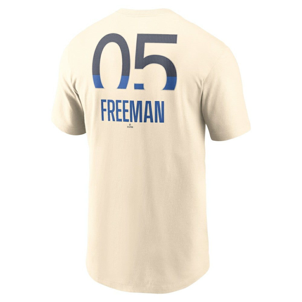 Freddie Freeman Los Angeles Dodgers Nike 2024 City Connect Fuse Name & Number T-Shirt Outlet