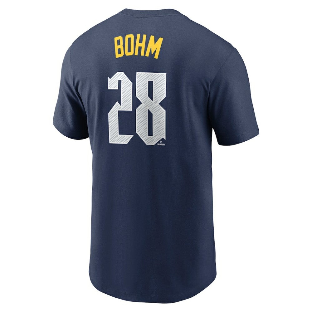Alec Bohm Philadelphia Phillies Nike 2024 City Connect Fuse Name & Number T-Shirt Online